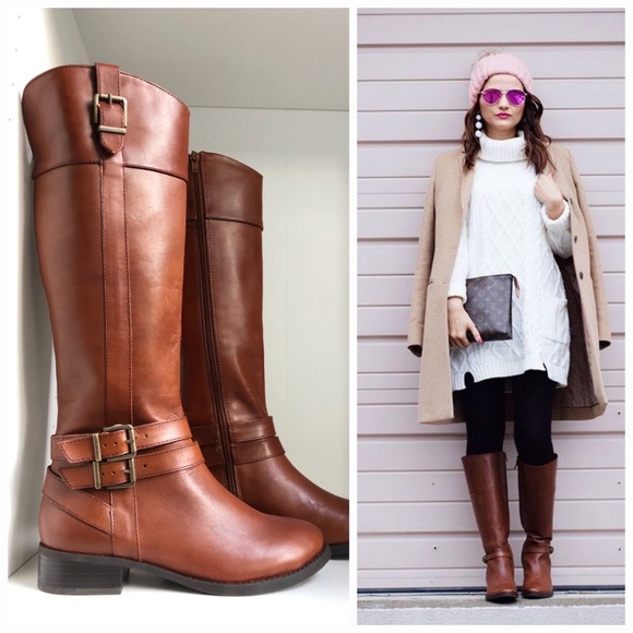 inc cognac boots